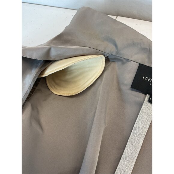 Lafayette 148 topper swing Jacket‎ Size P S Taupe Metallic Formal spec. Occas - Picture 9 of 13